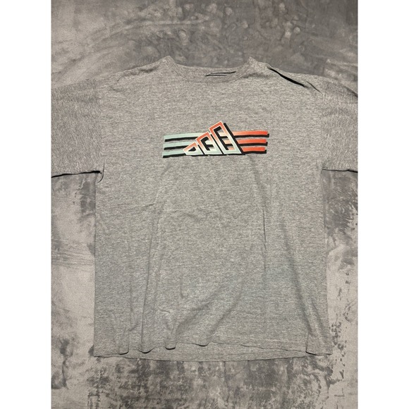 adidas Other - Adidas T-Shirt Mens XL Gray Retro Graphic Logo Short Sleeve Tee